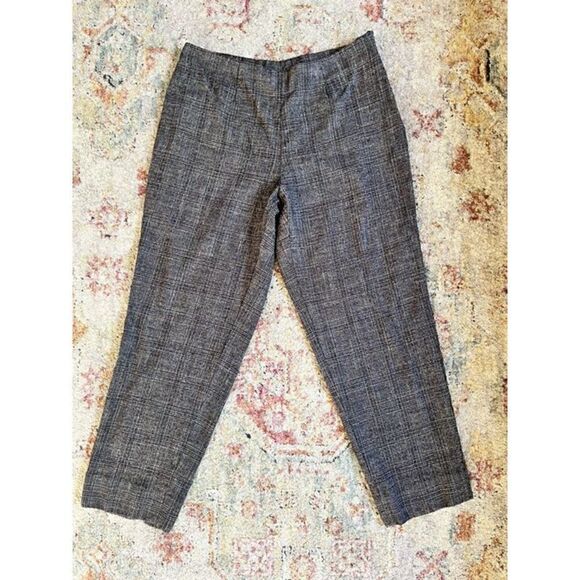 Piazza Sempione Audrey Capri Plaid Trousers - Picture 1 of 8